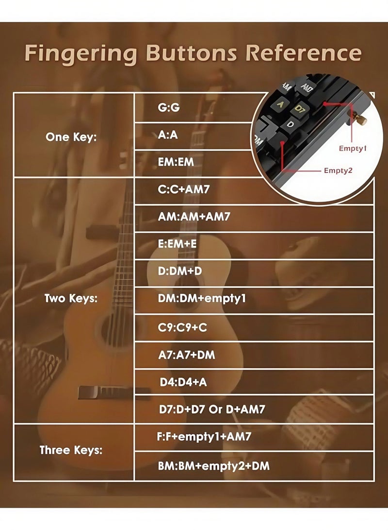 Montoya Guitar Chord Presser, Double Chord Guitar Trainer, Automatic One-Touch Chord Player, Guitar Aid Tools for Beginners - Image 4